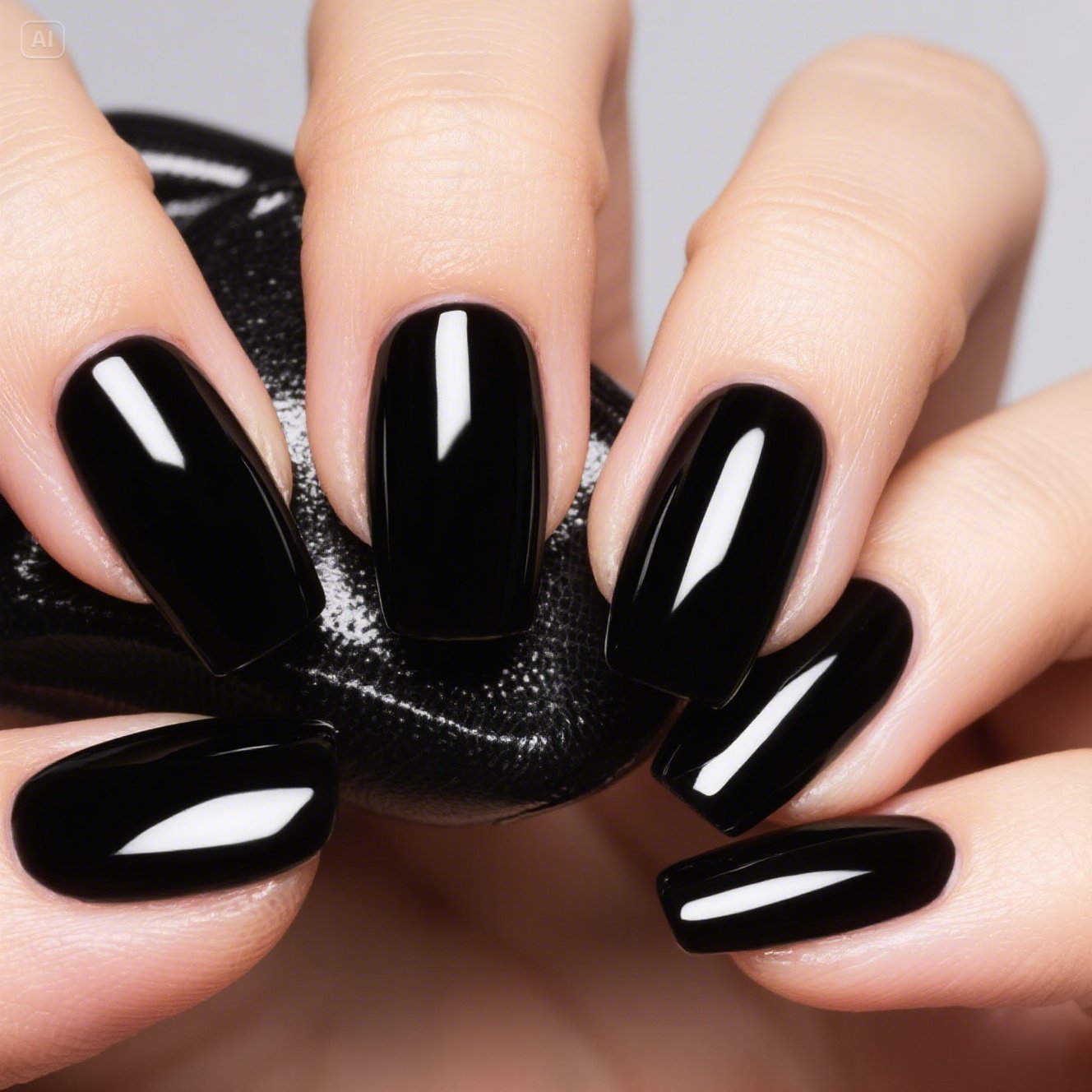 Black Chrome Nails