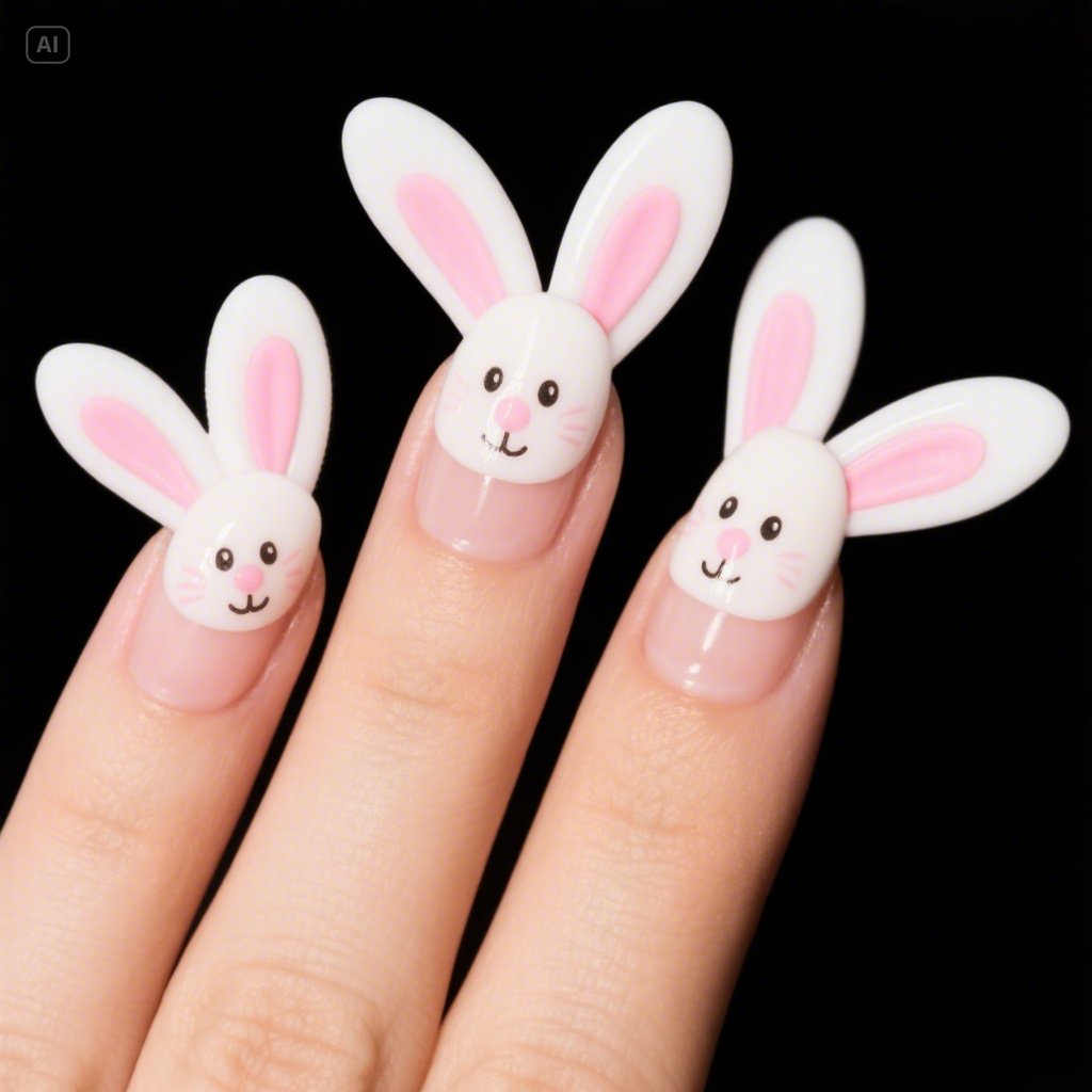 Bunny Ear Tips Nail