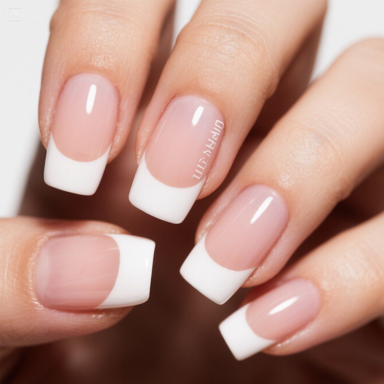 Clear Base with White Tips