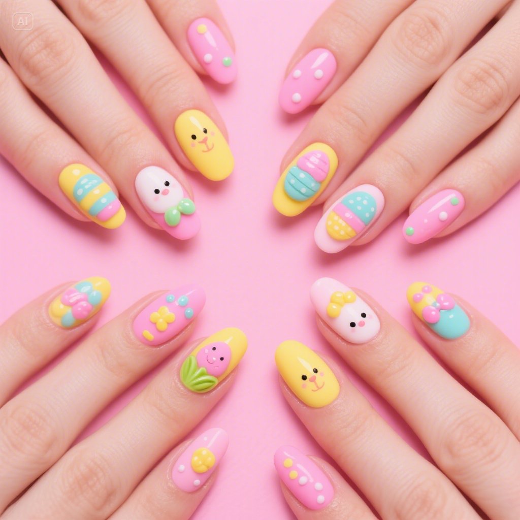Cute Easter Nails