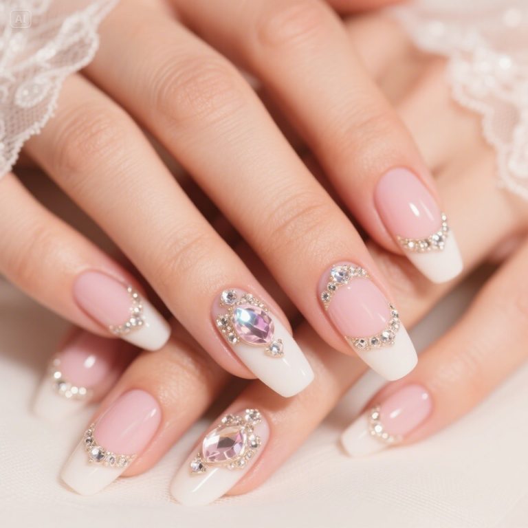 Elegant Wedding Nails
