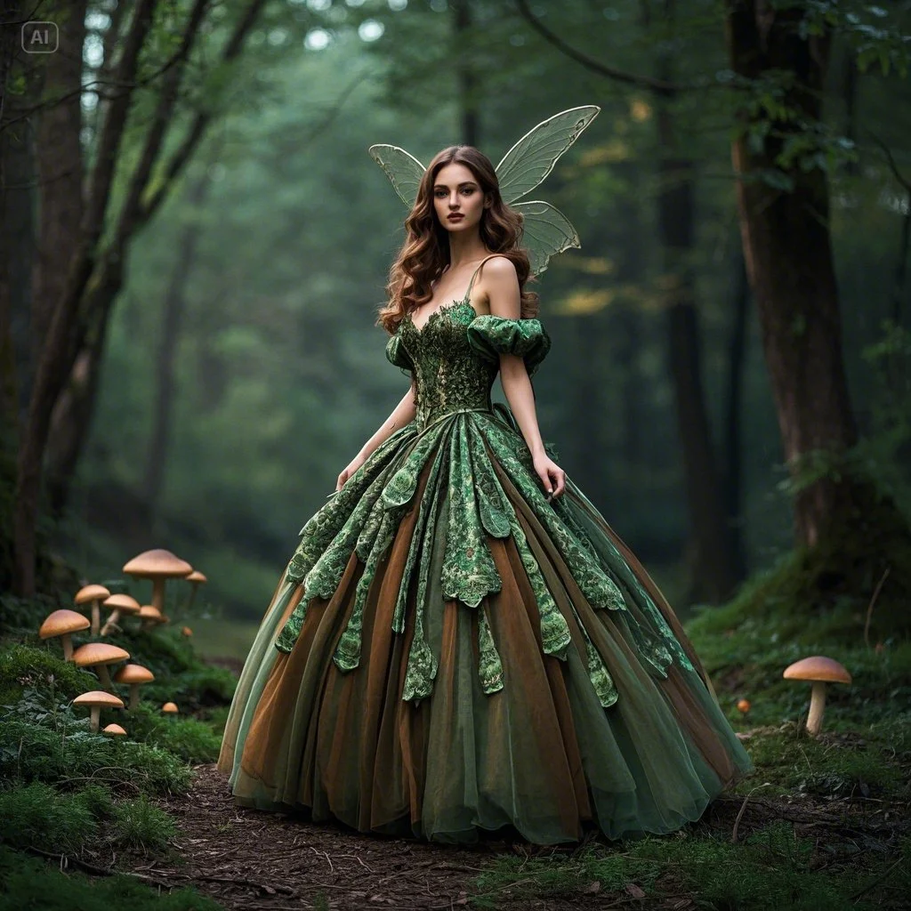 Enchanted Mushroom Fairy Dress