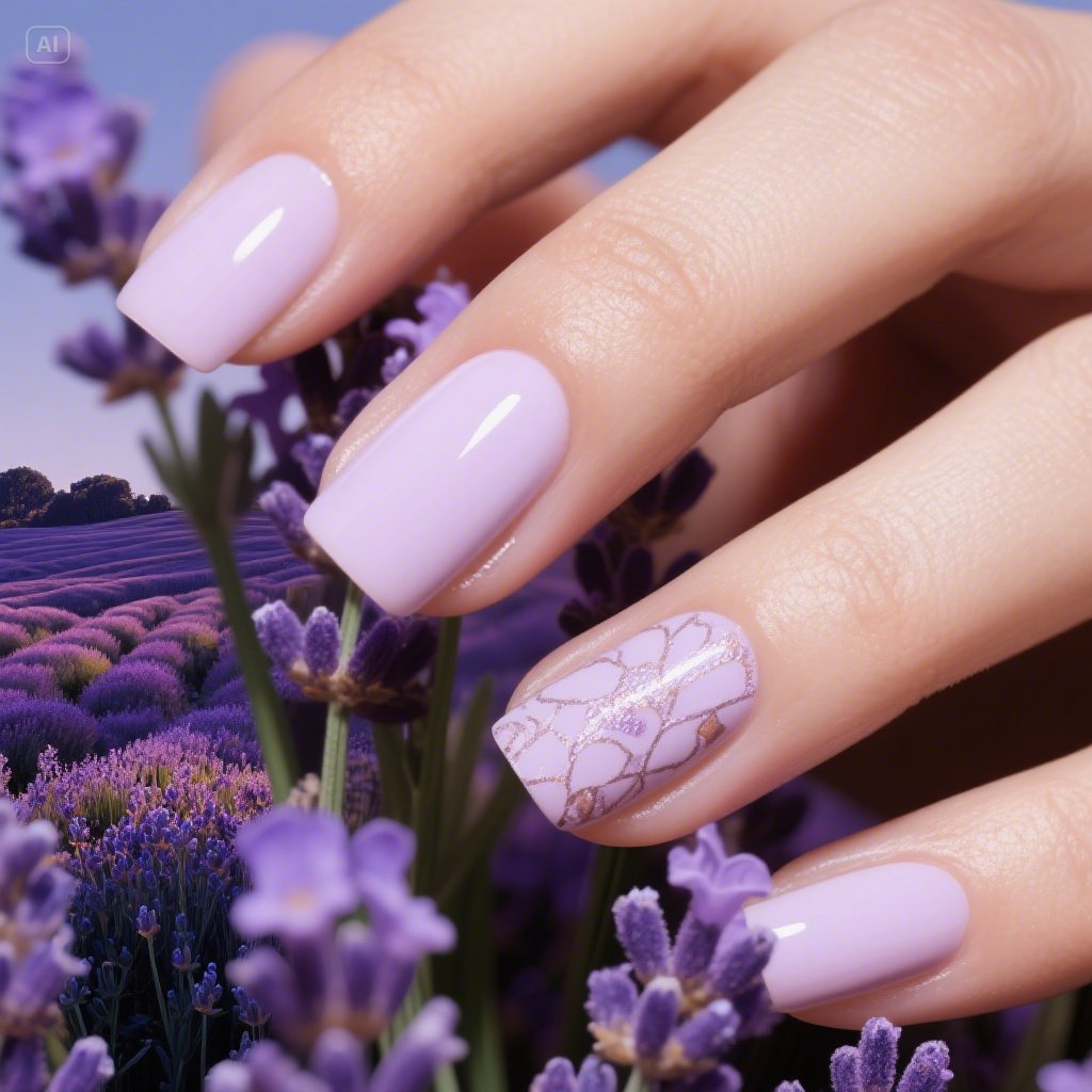 Lavender Fields Nail