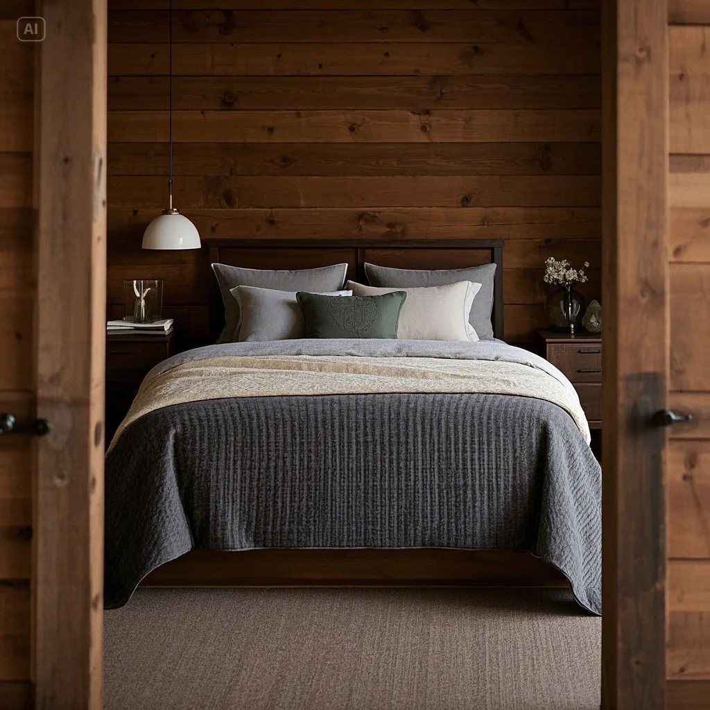 Layer Cozy Bedding Western Bedroom Ideas