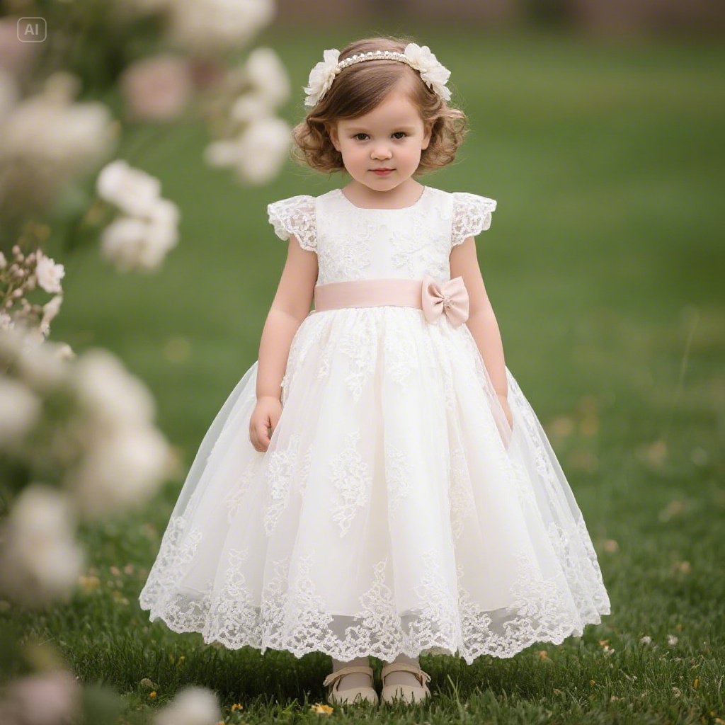 Little Lacey Flower Girl Dresses