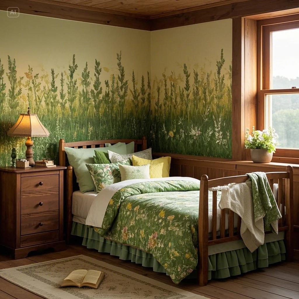 Meadow Lullaby Rustic Farmhouse Baby Room Idea