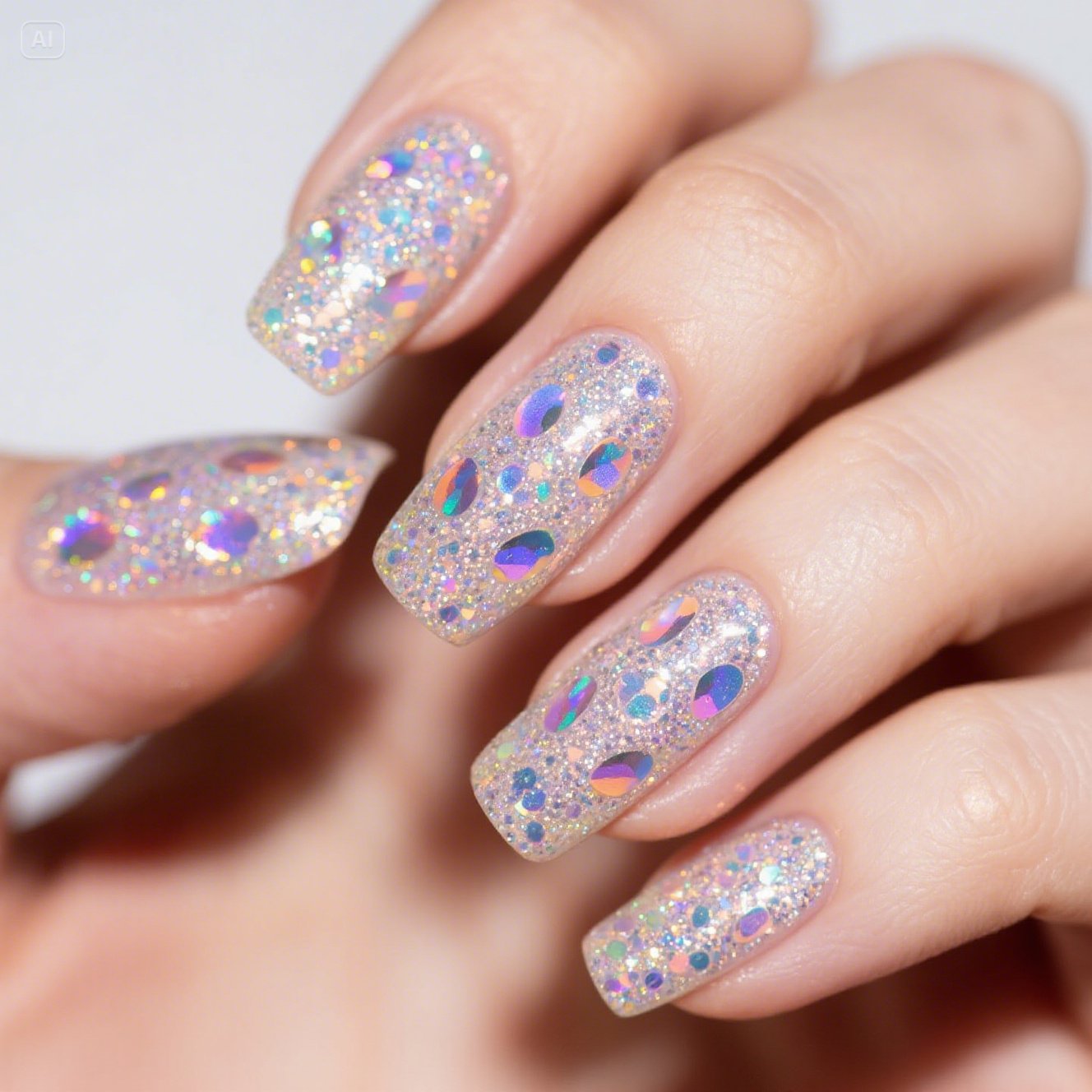 Micro Glitter Overlay