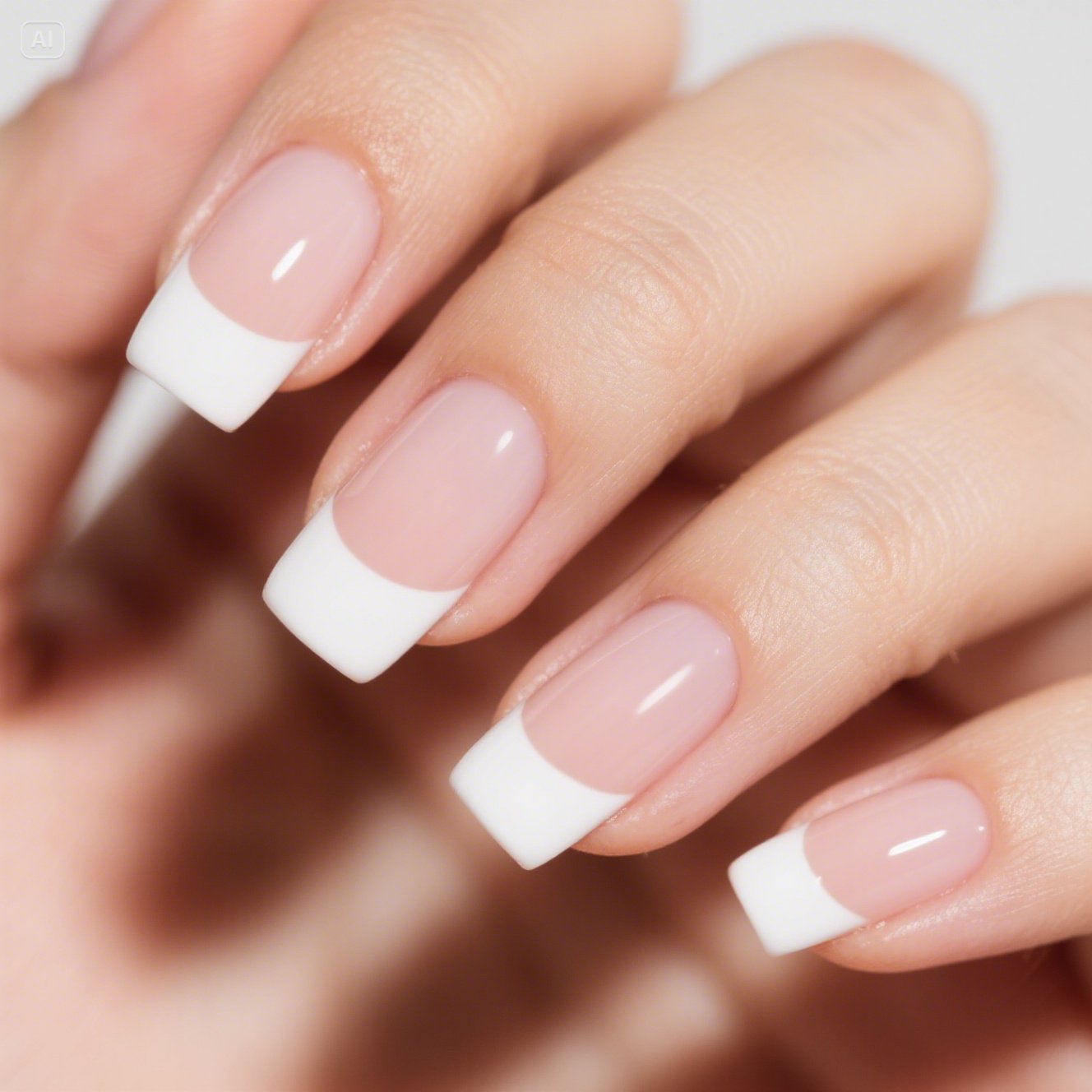 Minimalist White Tips