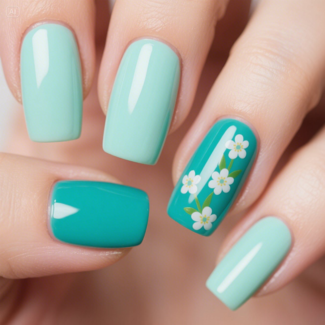 Mint to Teal (Spring)