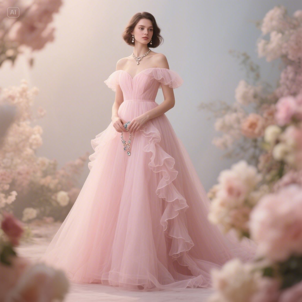 Pastel Ball Gown