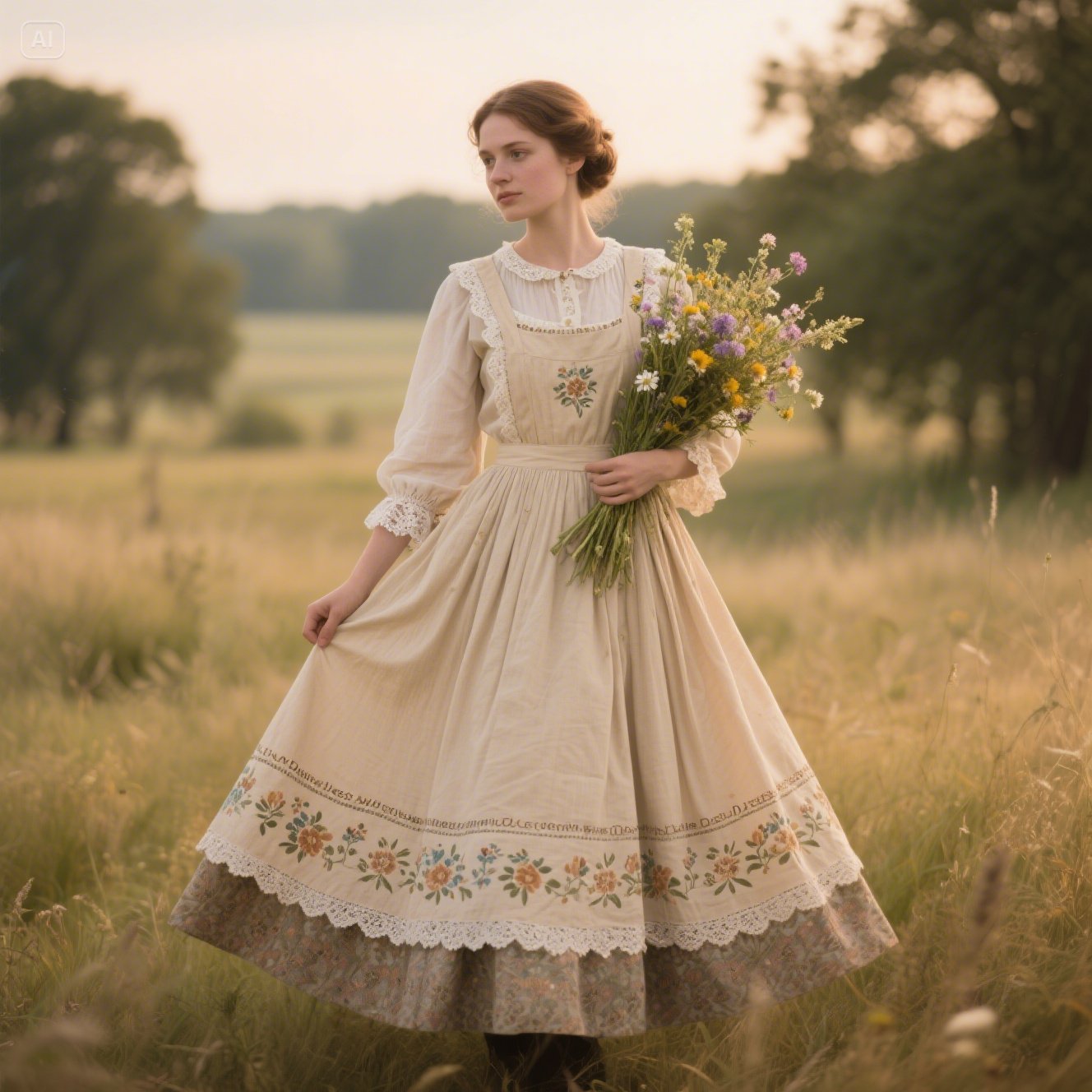 Prairie Dress with Apron