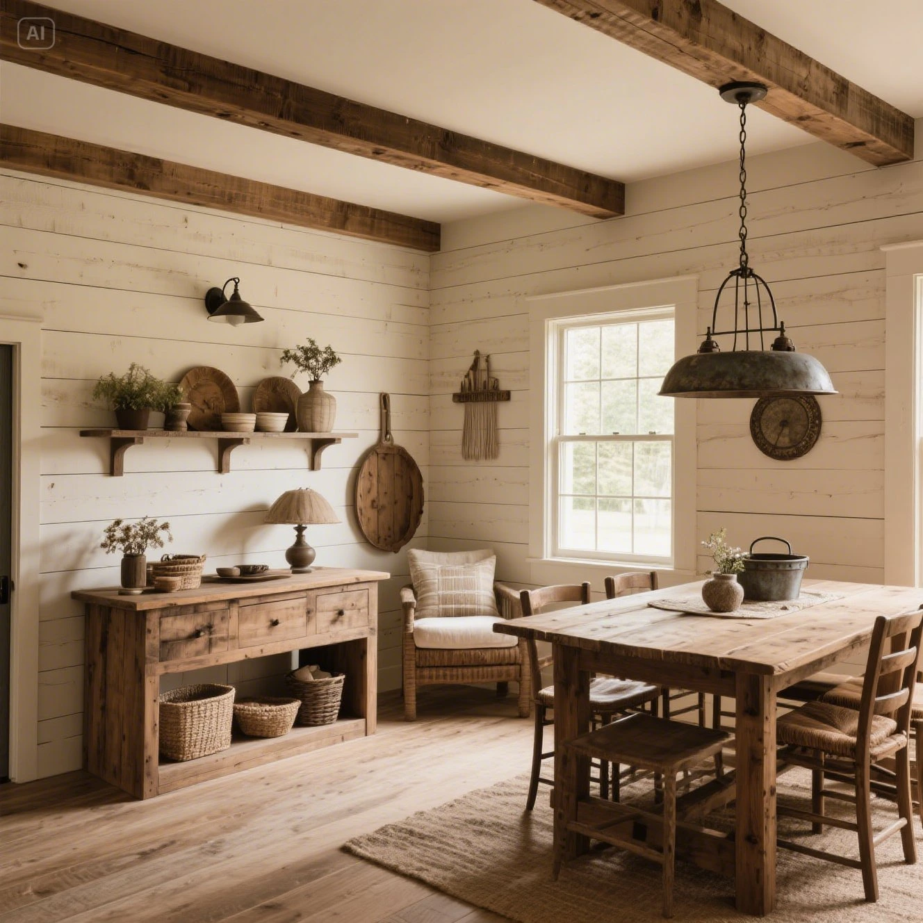 Shiplap Walls for a Rustic Feel Farmhouse Decor Ideas