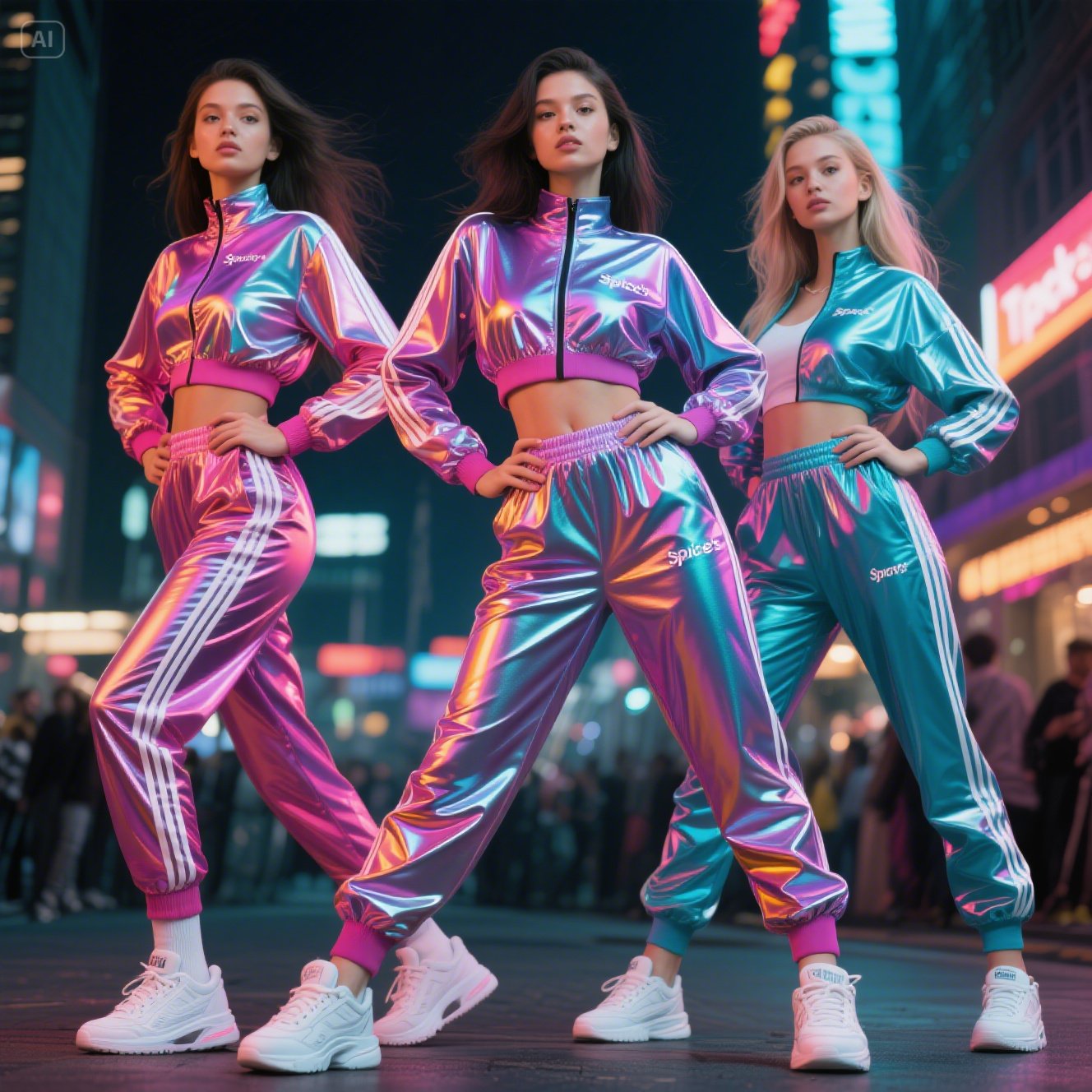 Sporty Spice’s Track Suit & Sneakers