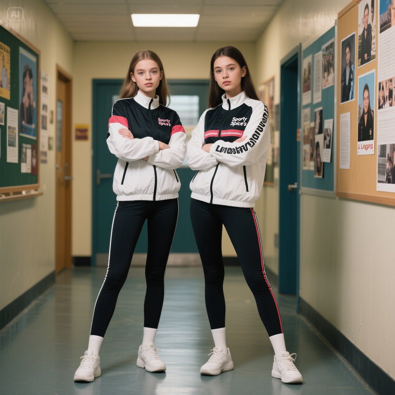 Sporty Spice’s Windbreaker & Leggings