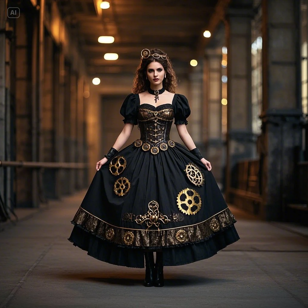 Steampunk Alice Dress
