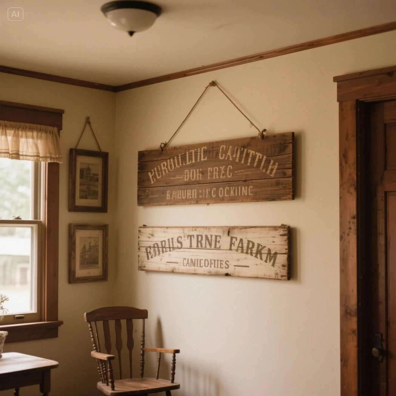 Vintage Wooden Signs Farmhouse Decor Ideas