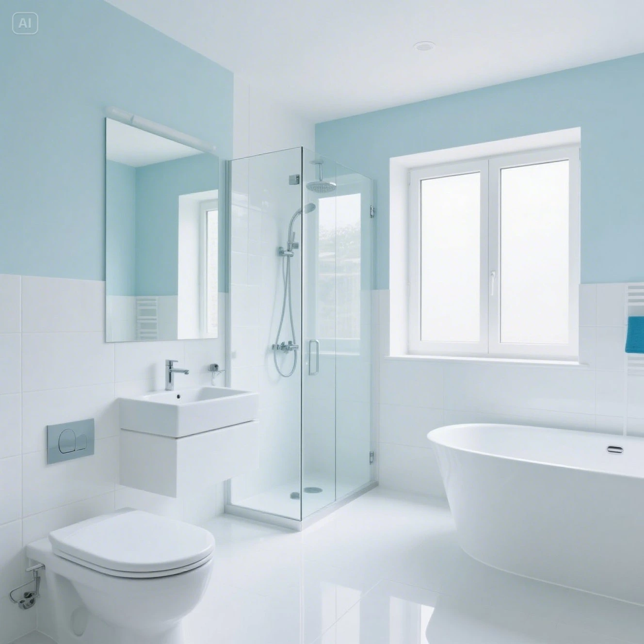 Try a Fresh Coat of Paint Bathroom Decor Ideas