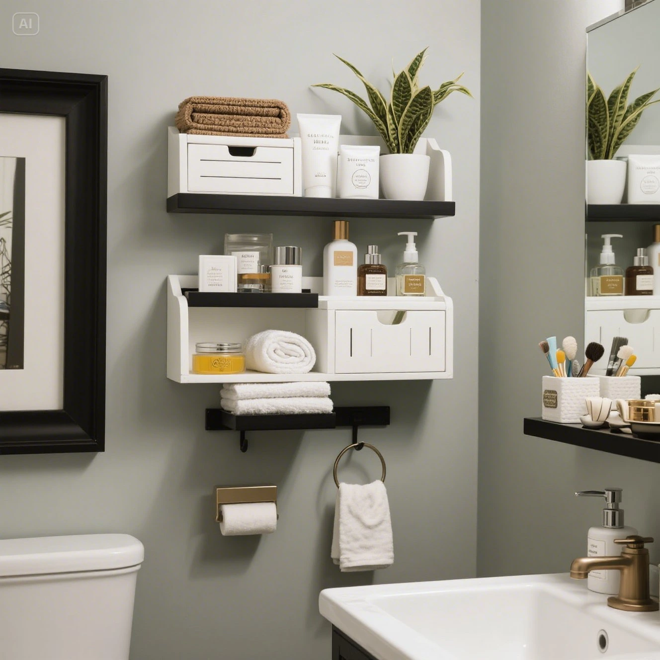 Organize with Style Bathroom Decor Ideas