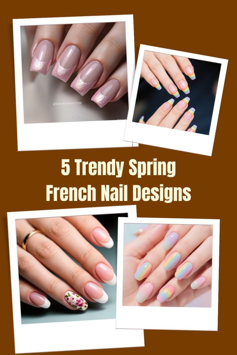 Spring French Nails