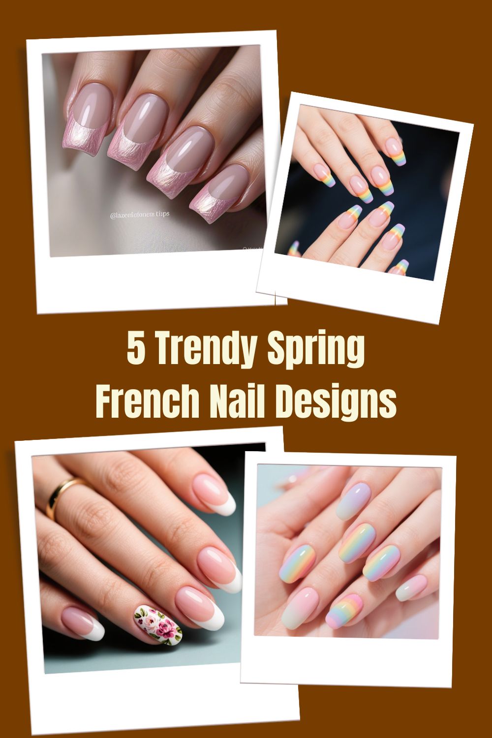 Spring French Nails