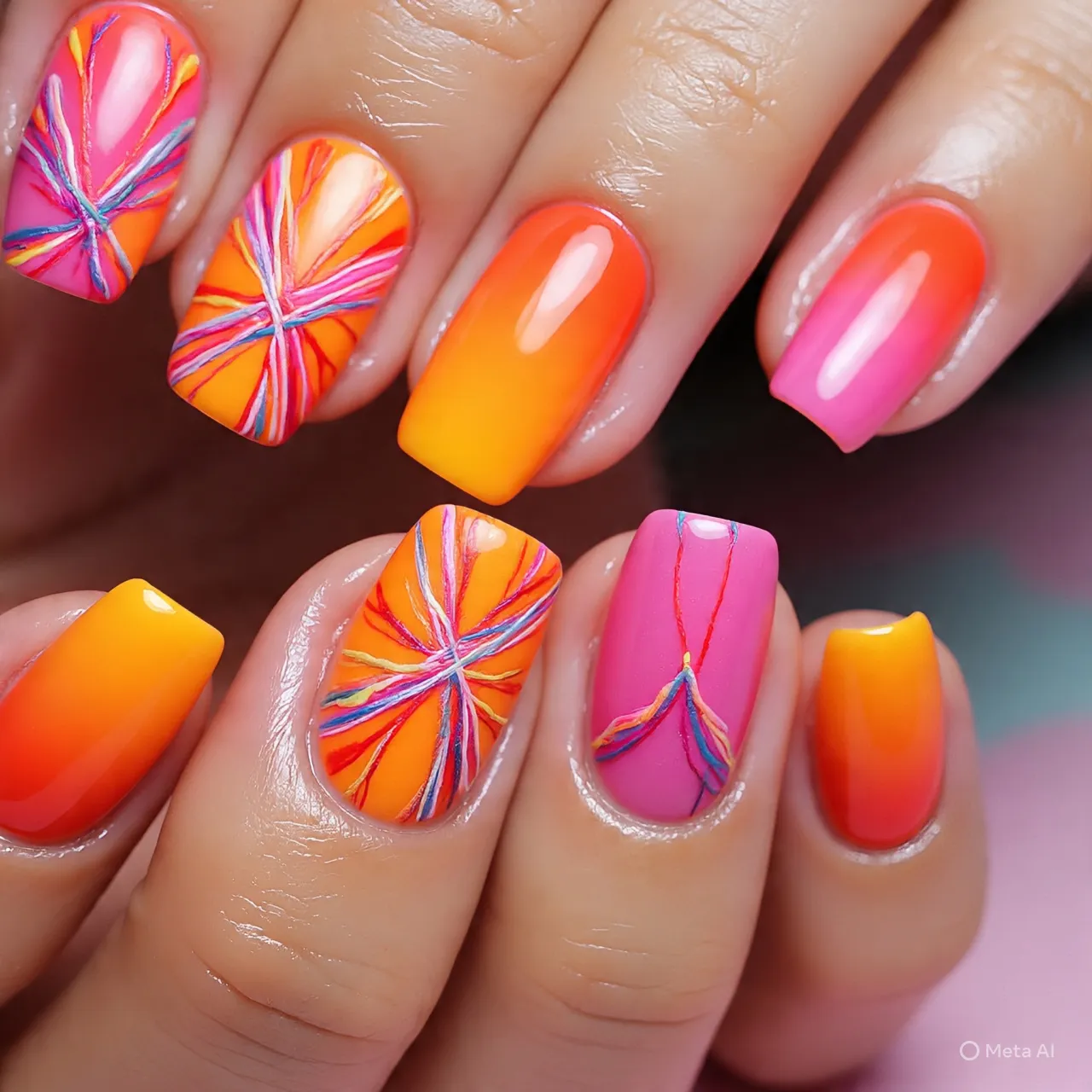 Colorful Cultures Nails