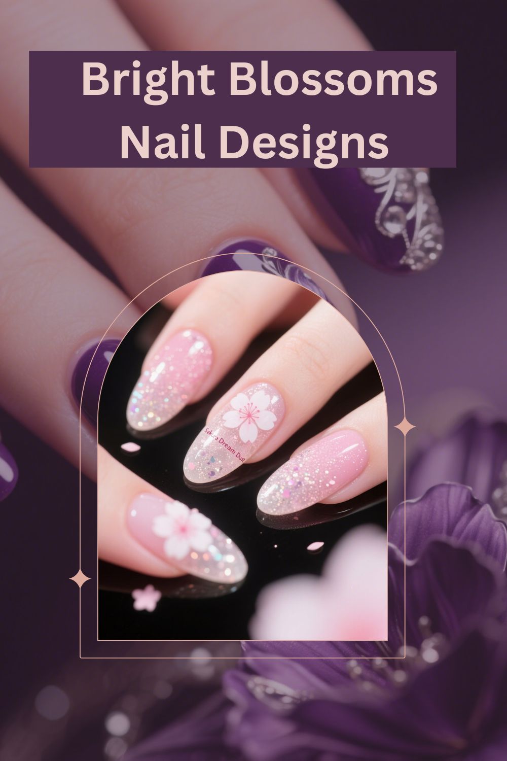 Bright Blossoms Nails Designs