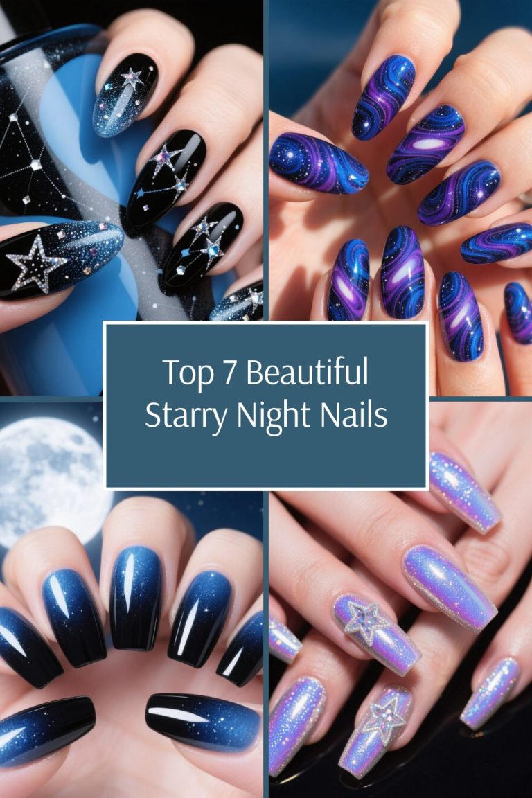 l Starry Night Nails