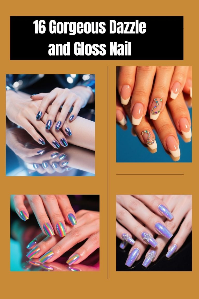 16 Gorgeous Dazzle and Gloss Nail