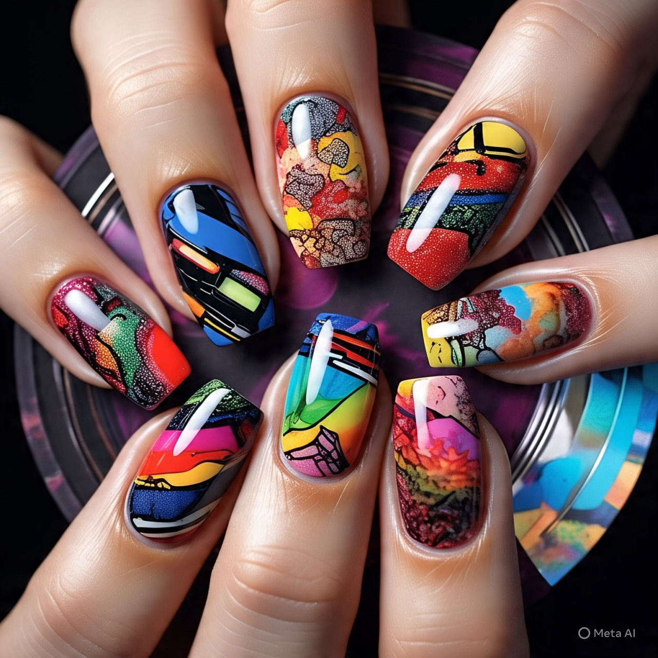 Dazzle and Gloss Nail