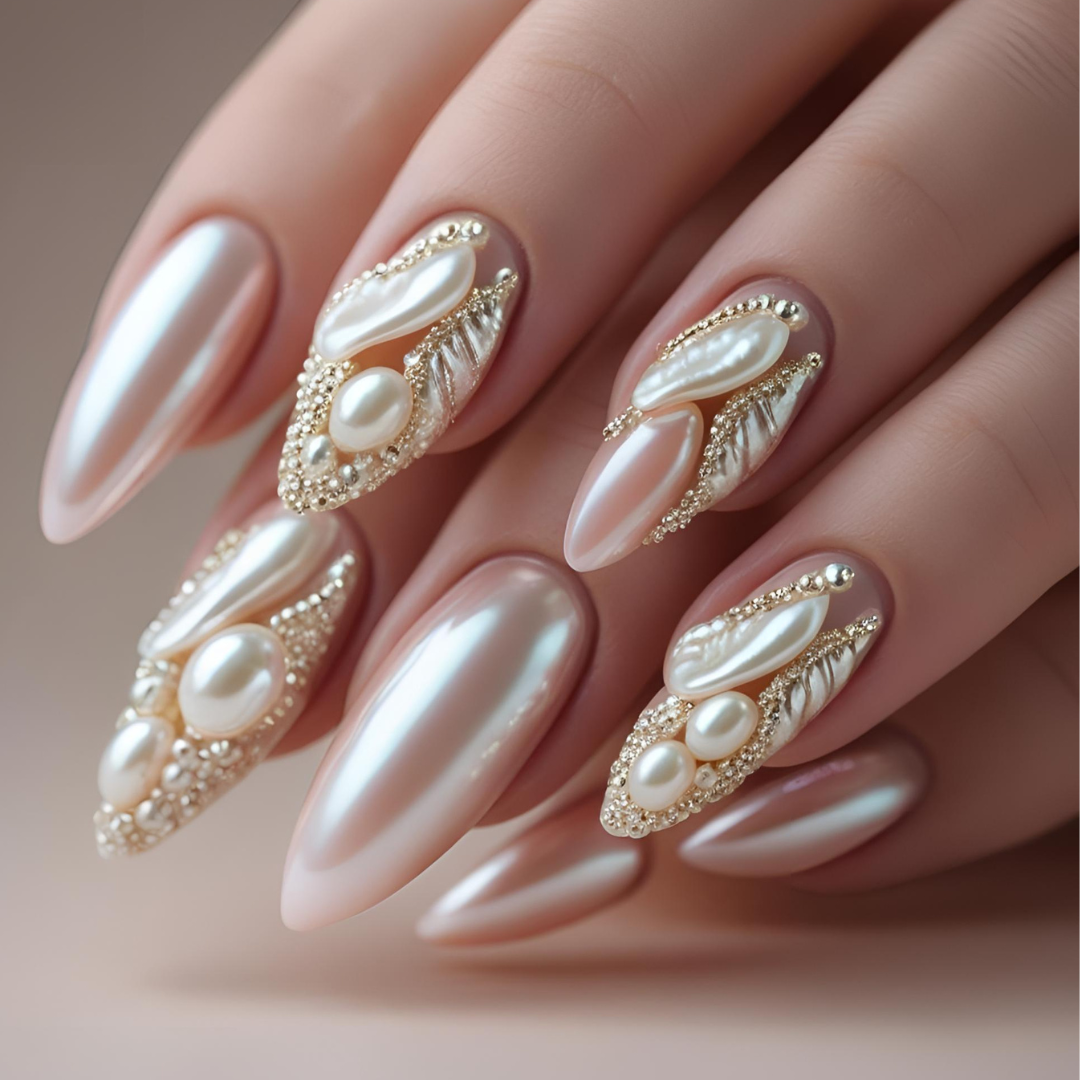 Oval Nail Art