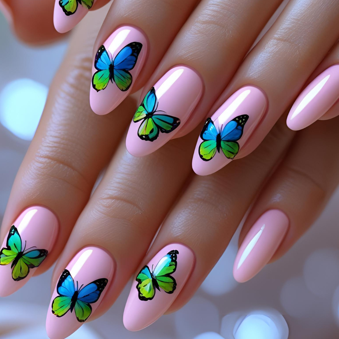 Oval Nail Art