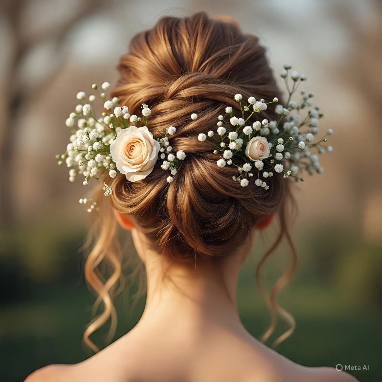 floral bun