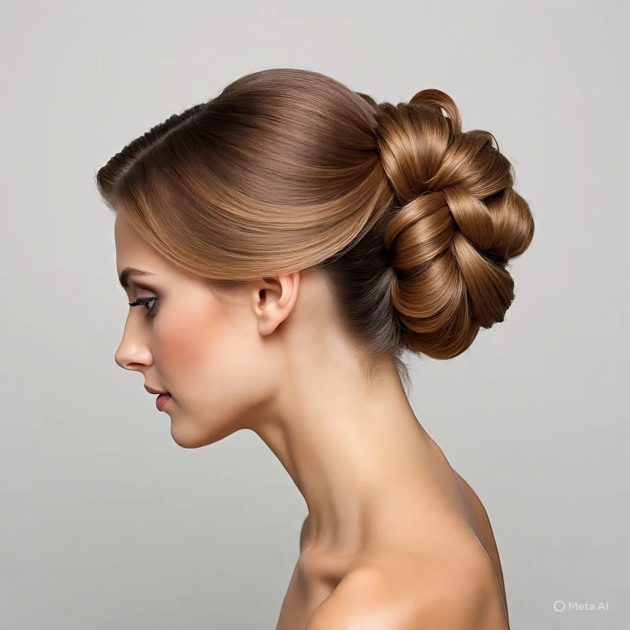 updo for thin hair