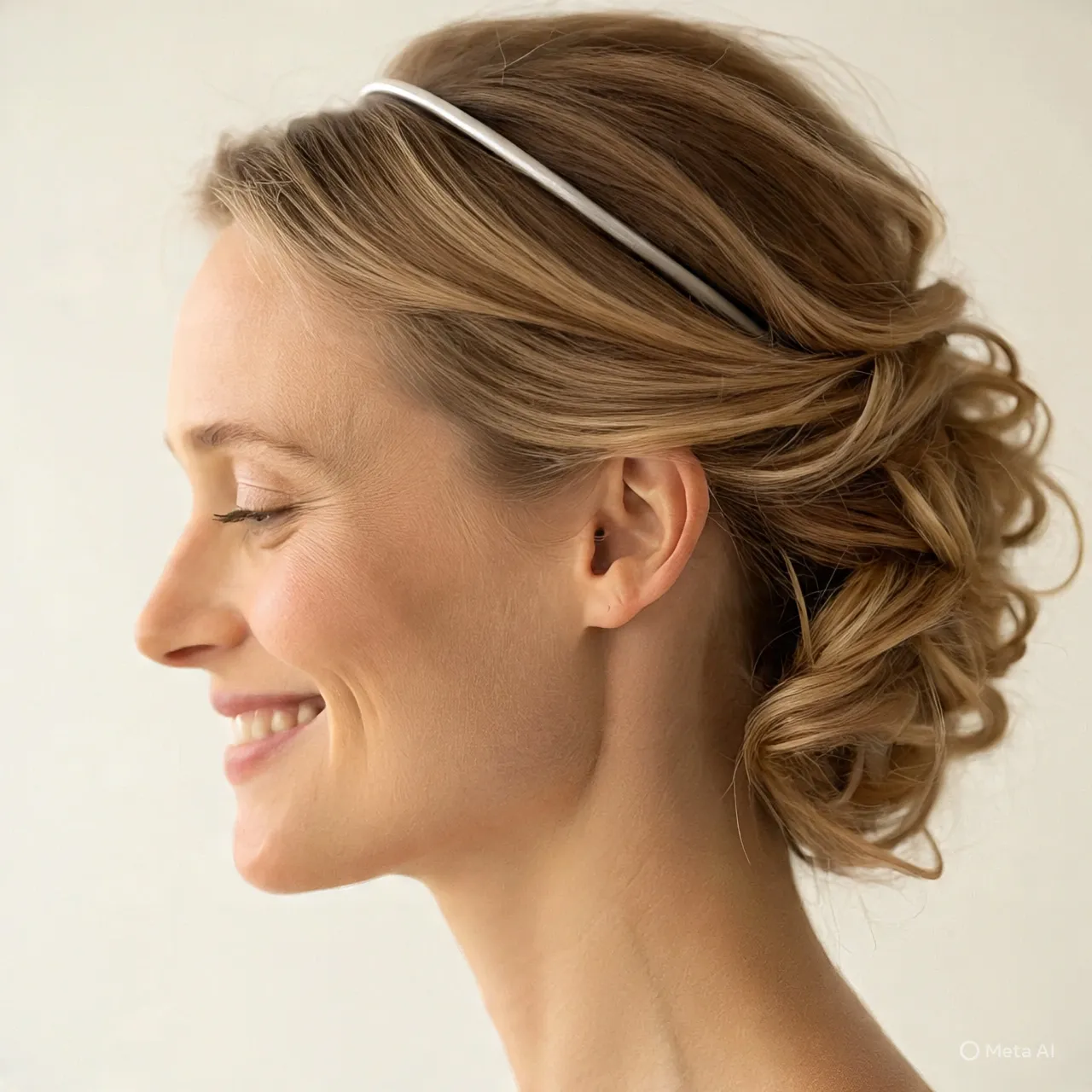 updo for thin hair