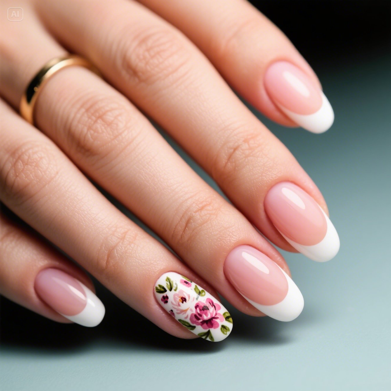  Spring French Nails 