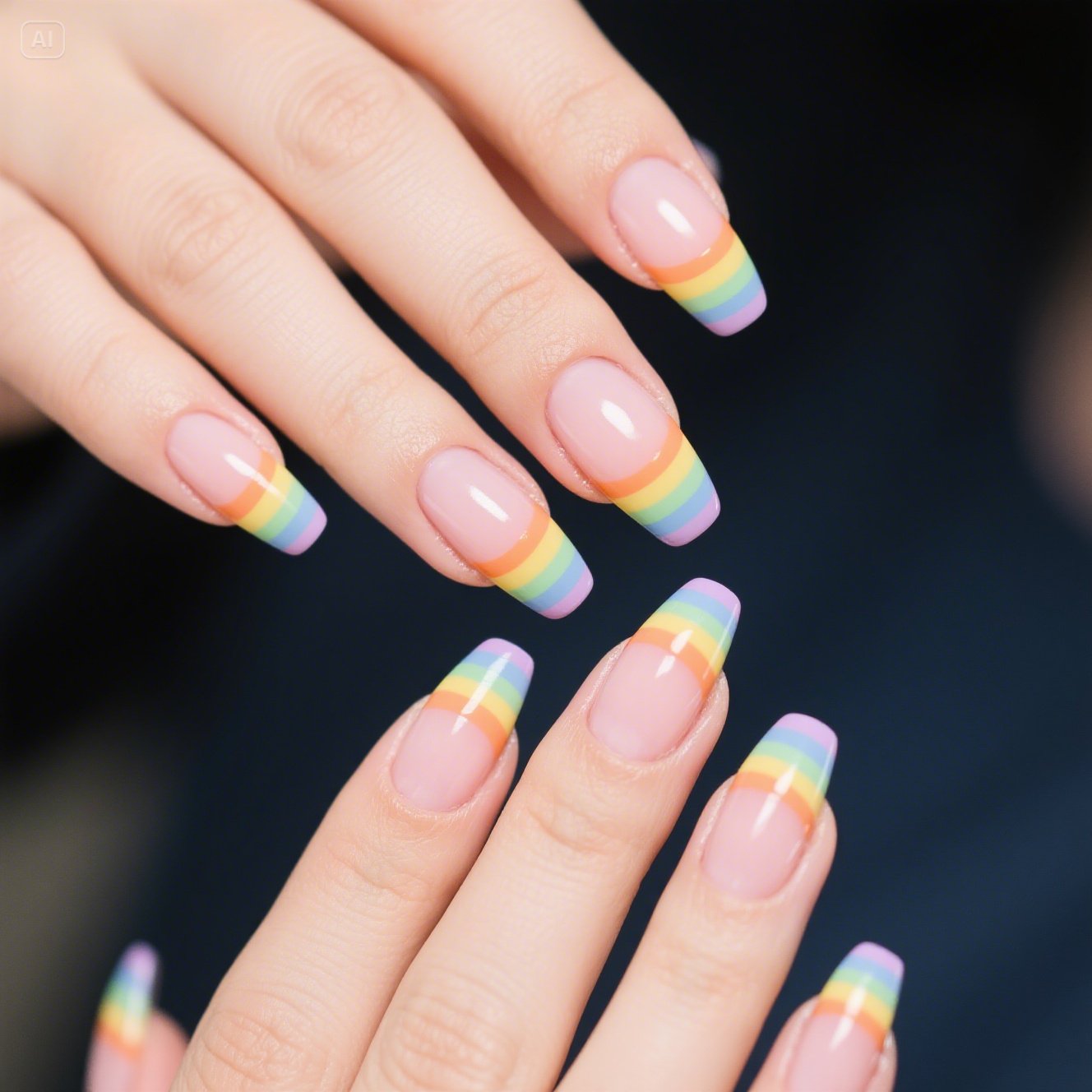  Spring French Nails 