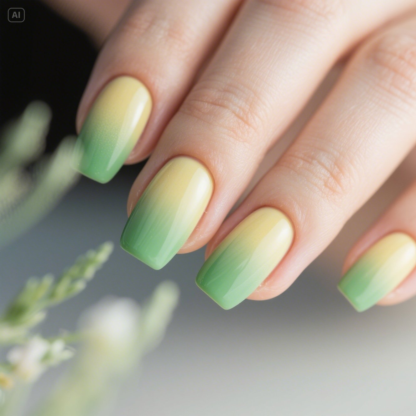 Bright Blossoms Nails