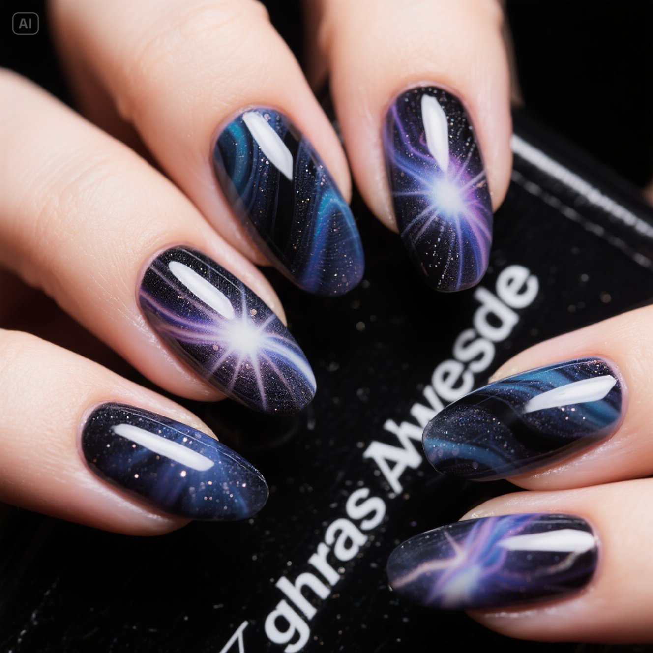 Cosmic Colors Nails
