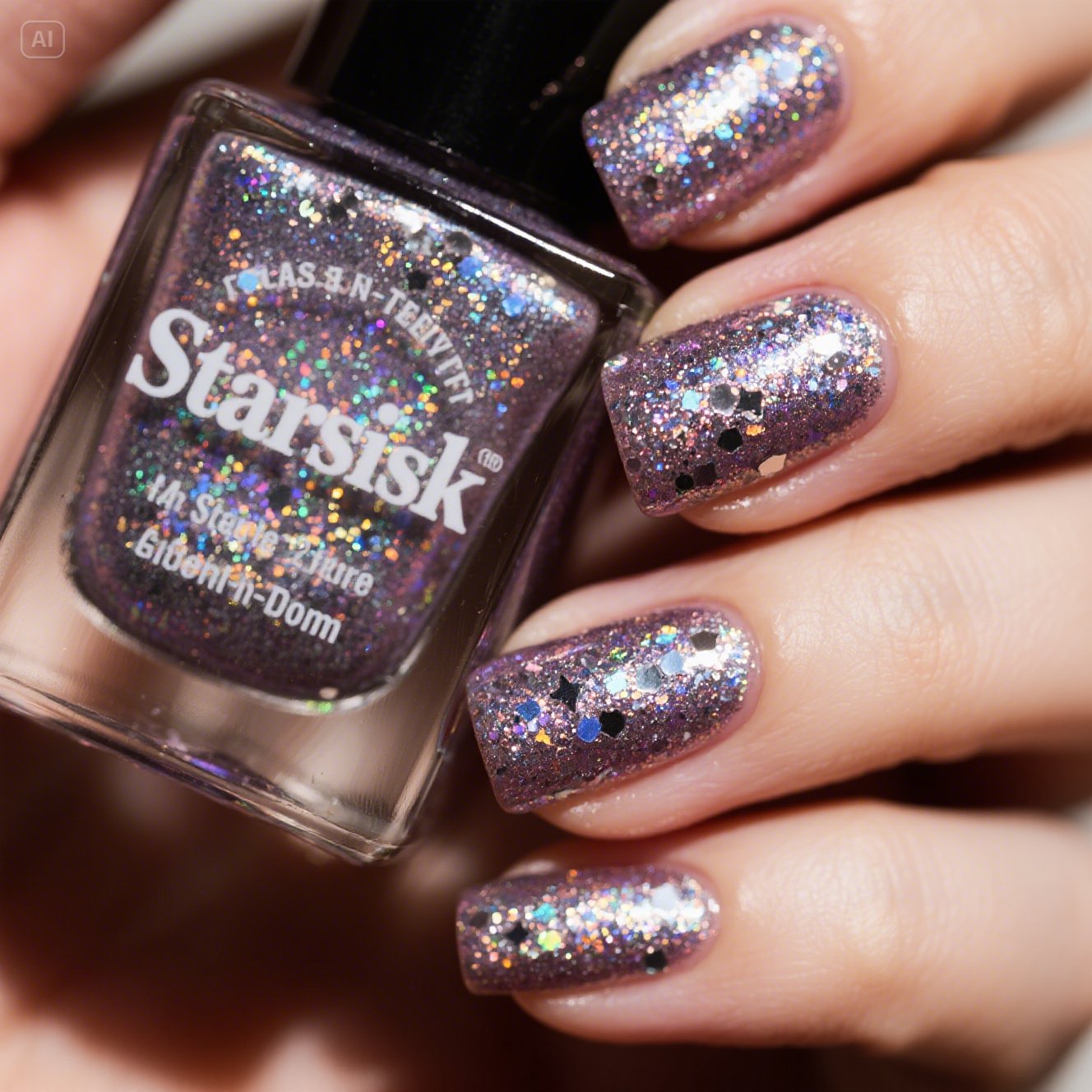 Cosmic Colors Nails
