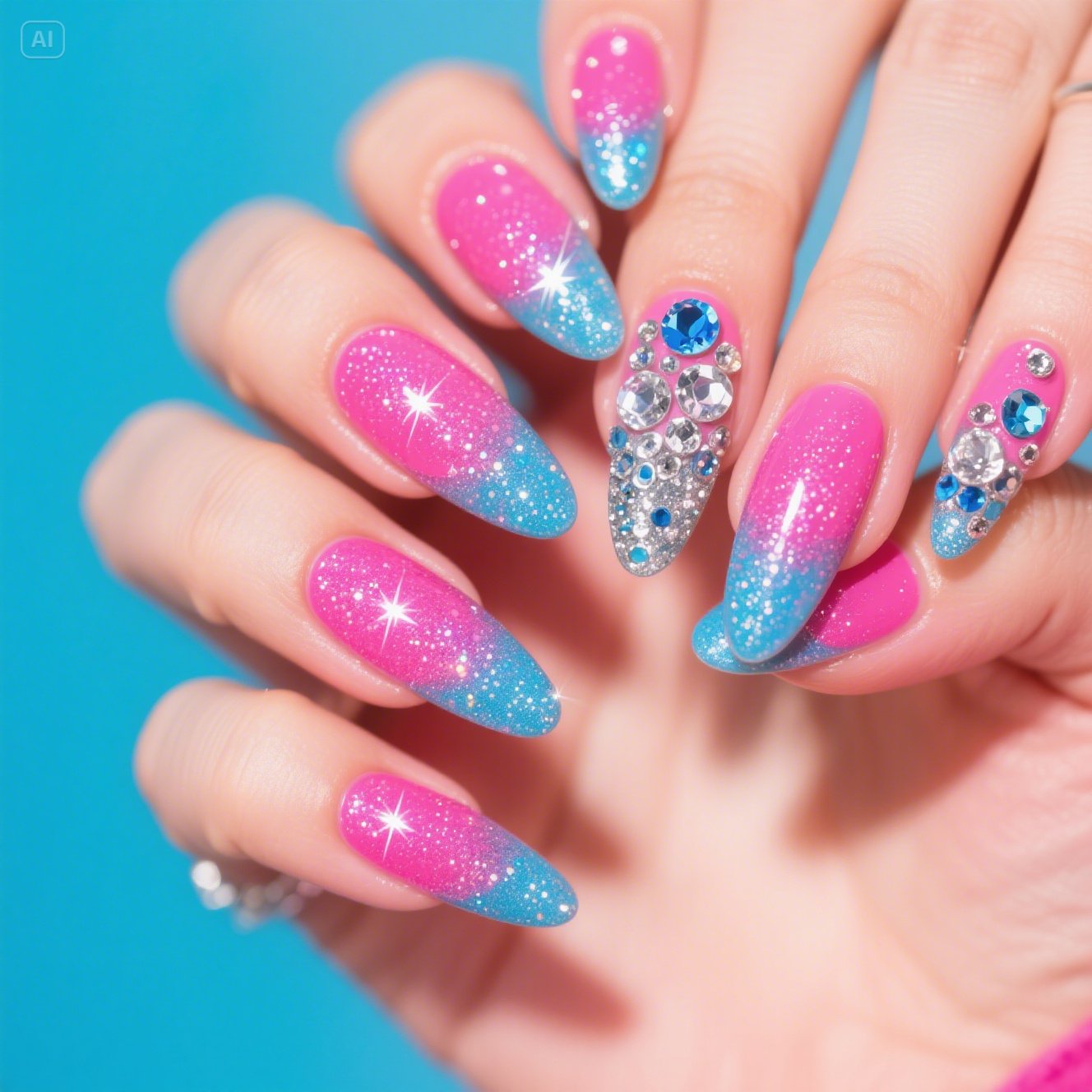 Twinkle Tips Nails