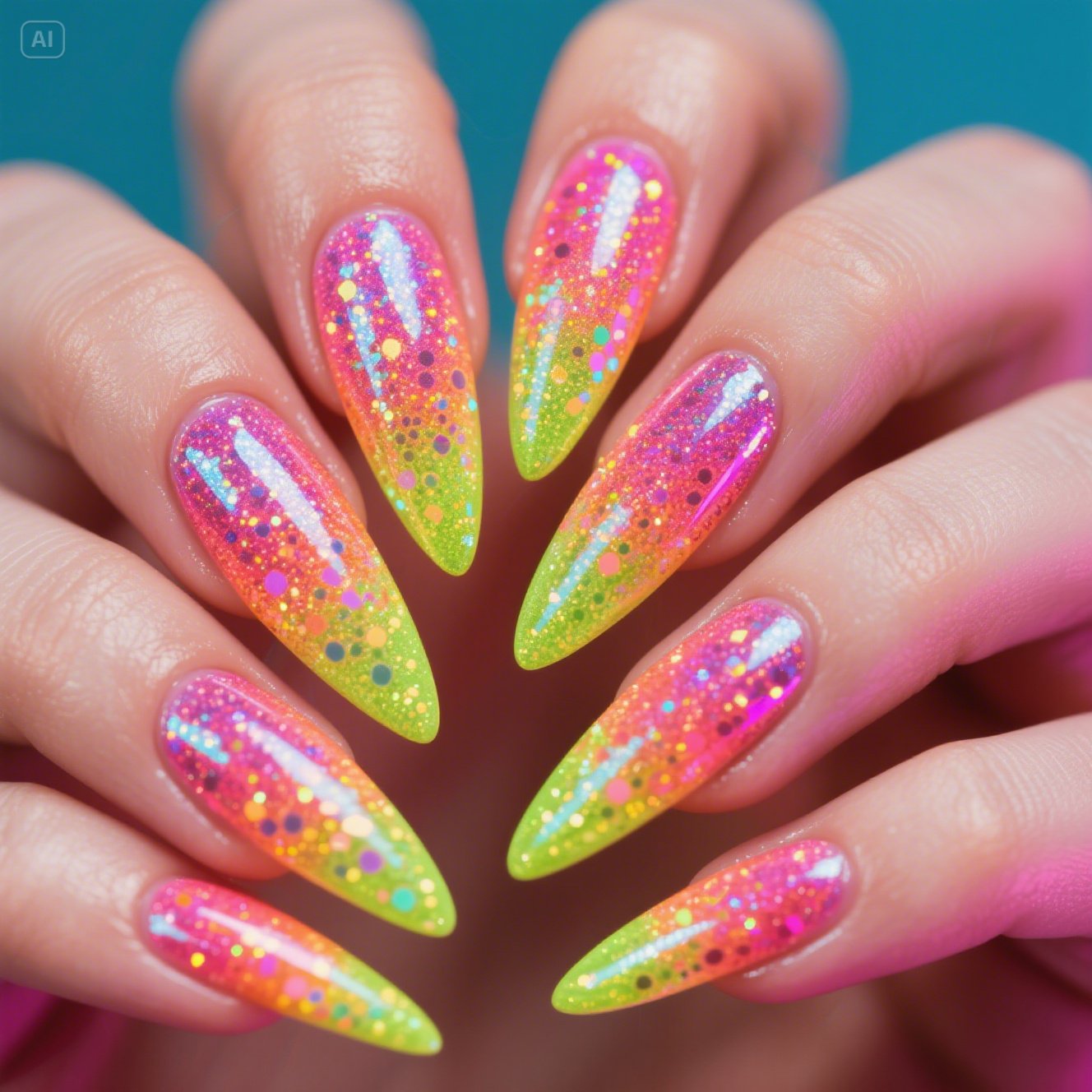 Twinkle Tips Nails