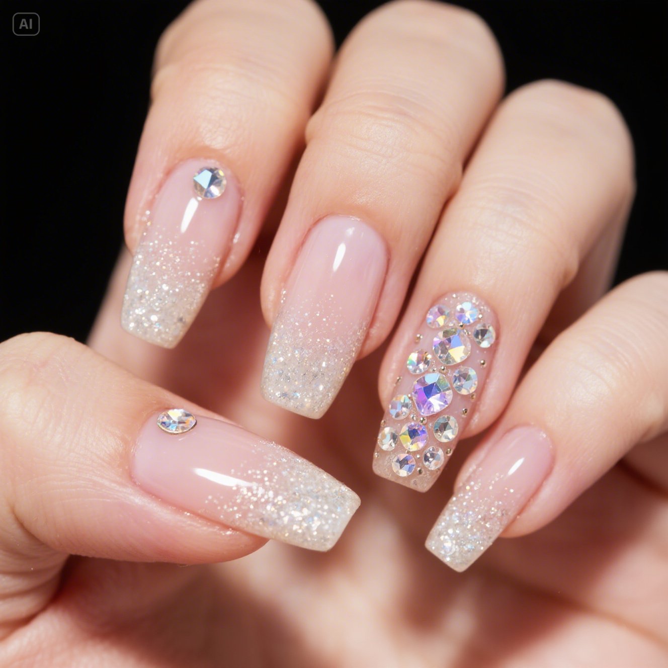 Twinkle Tips Nails