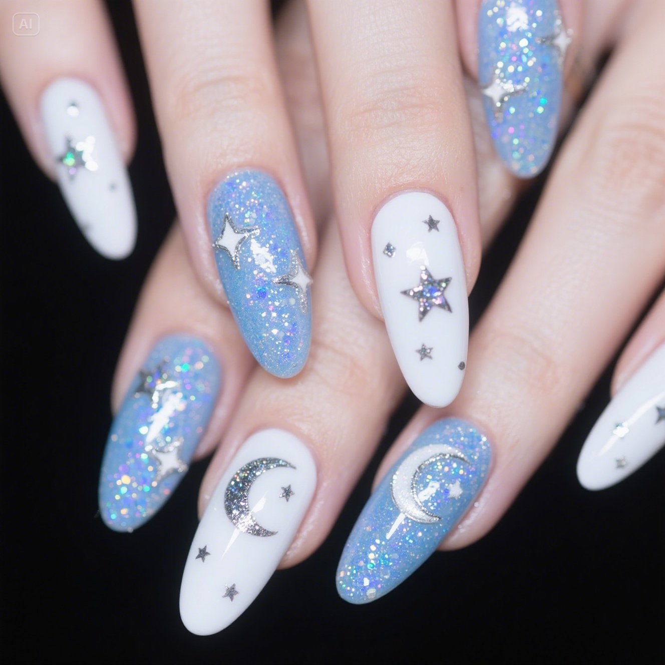 Twinkle Tips Nails