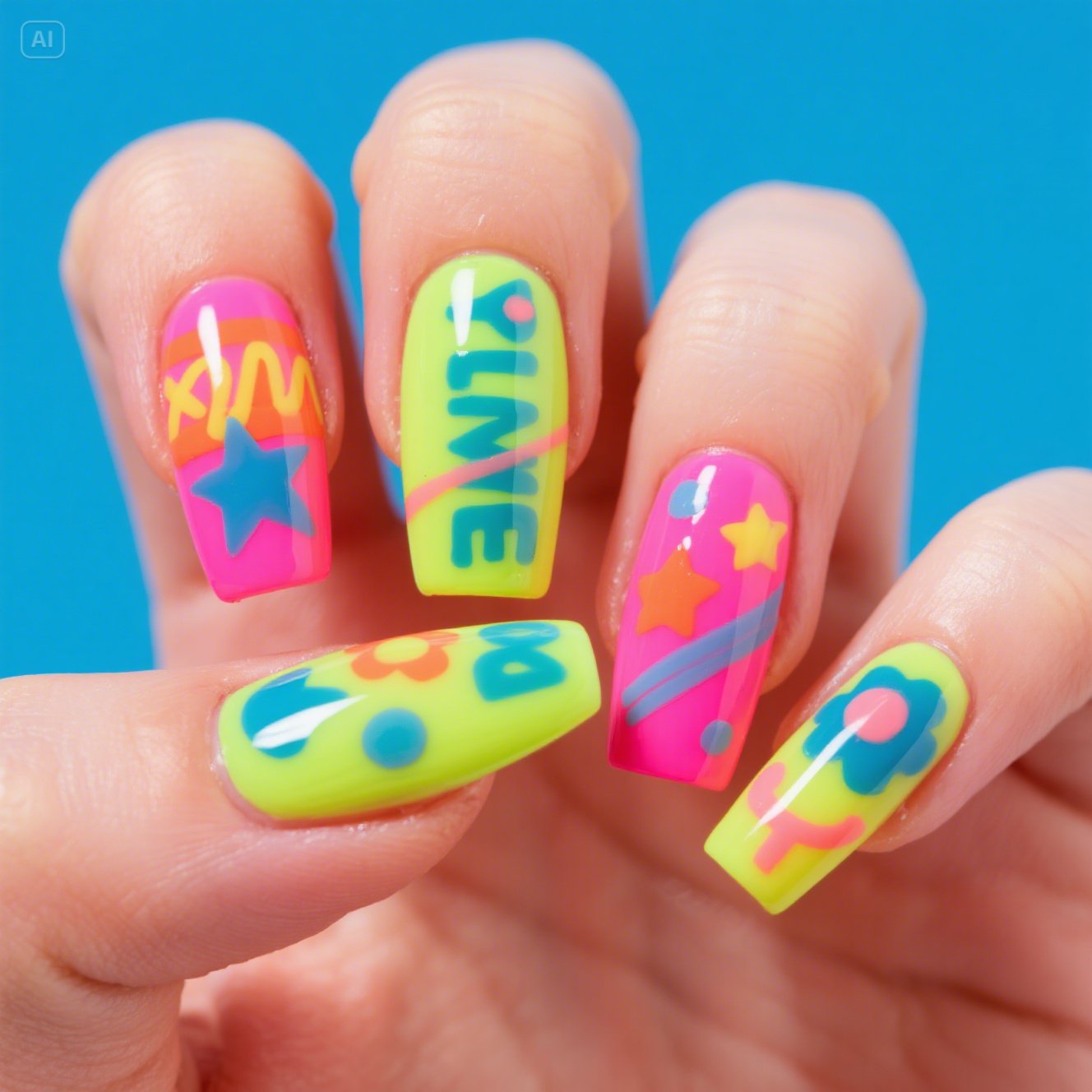 Dazzle Dots Nails
