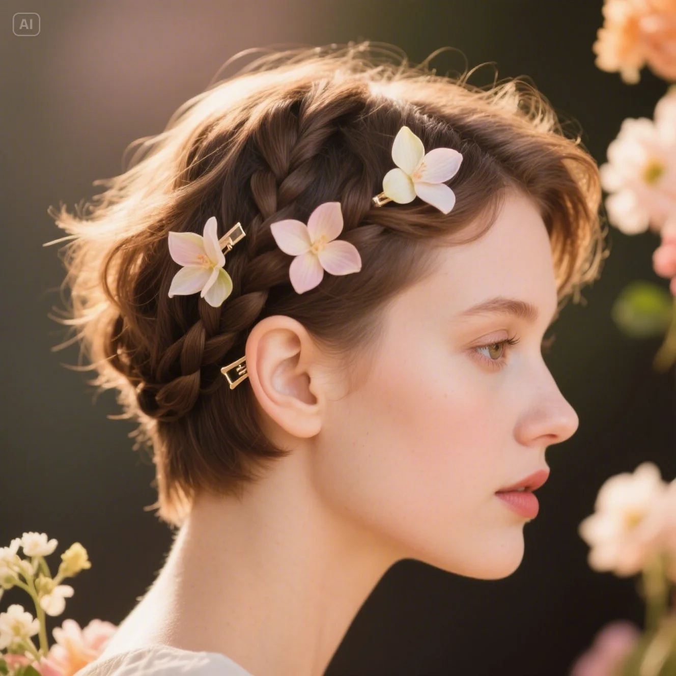 floral hairstyles