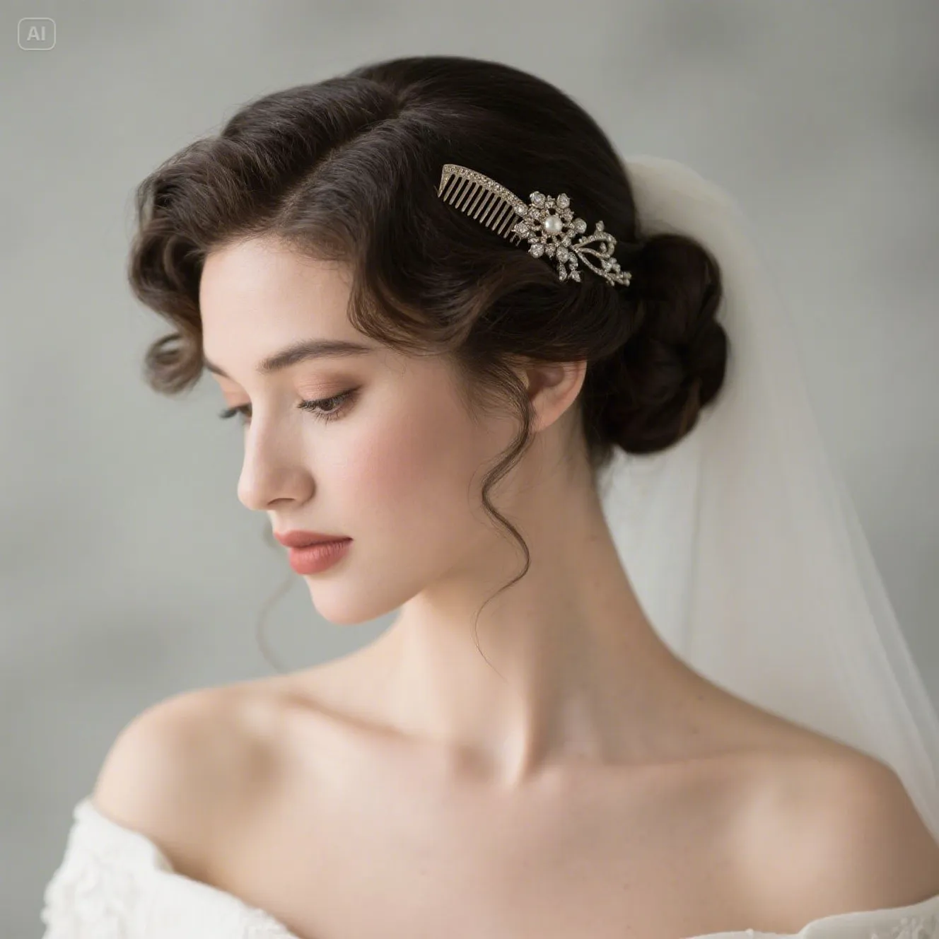 Low Bun Wedding Hairstyles