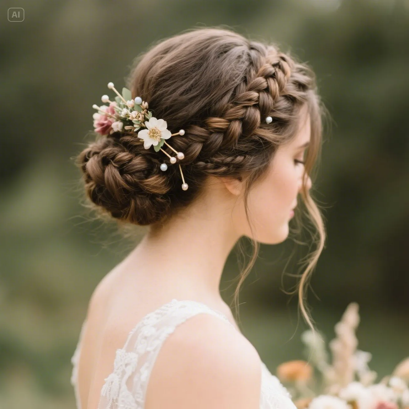 Low Bun Wedding Hairstyles