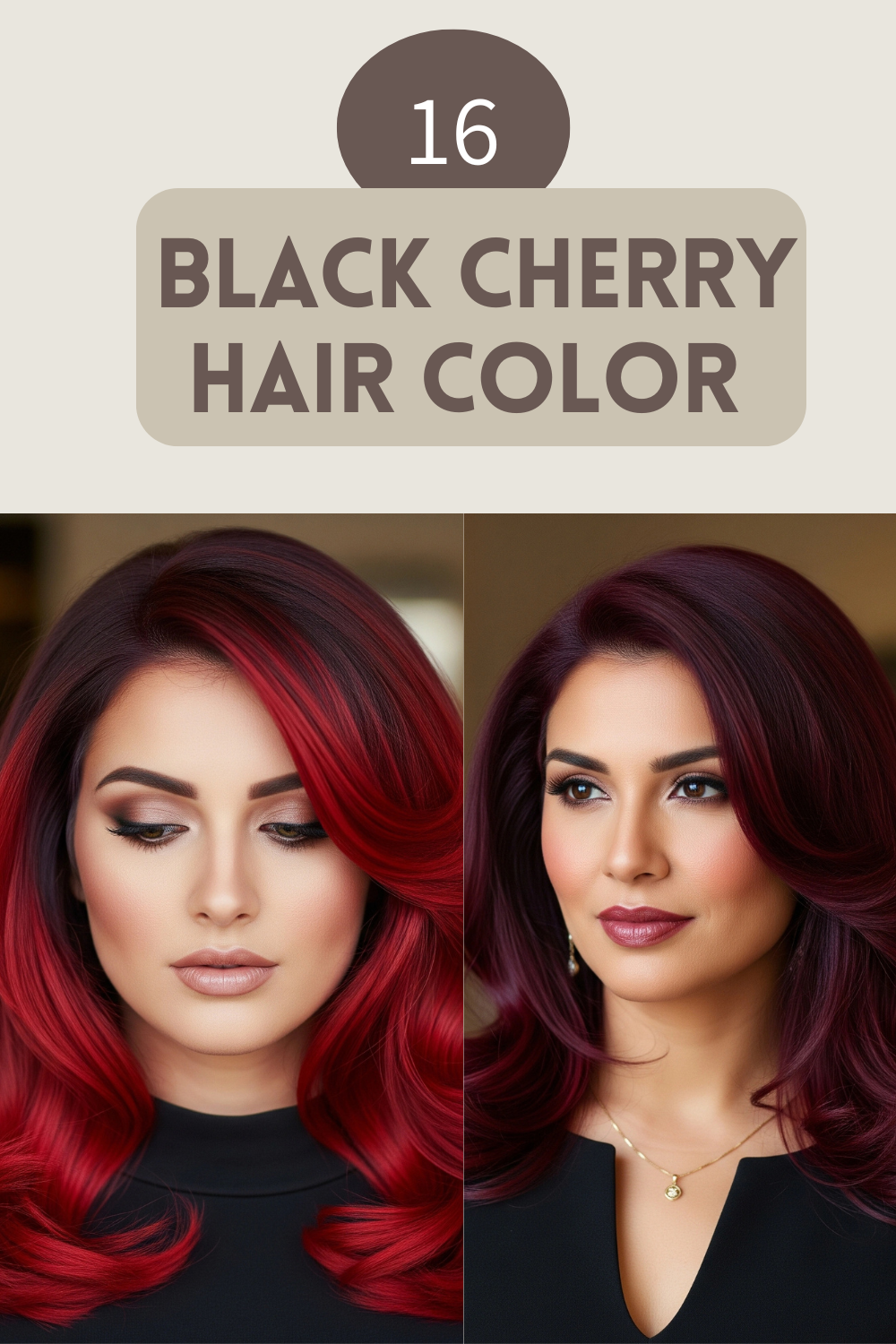 black cherry hair color