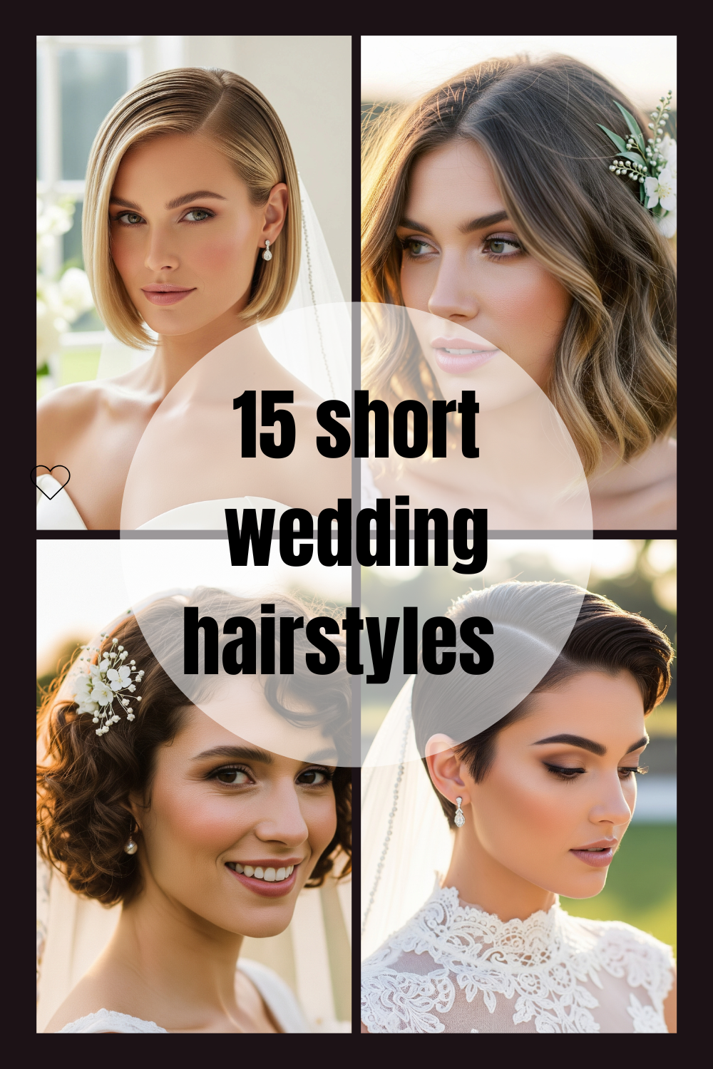 short wedding hairstyles
