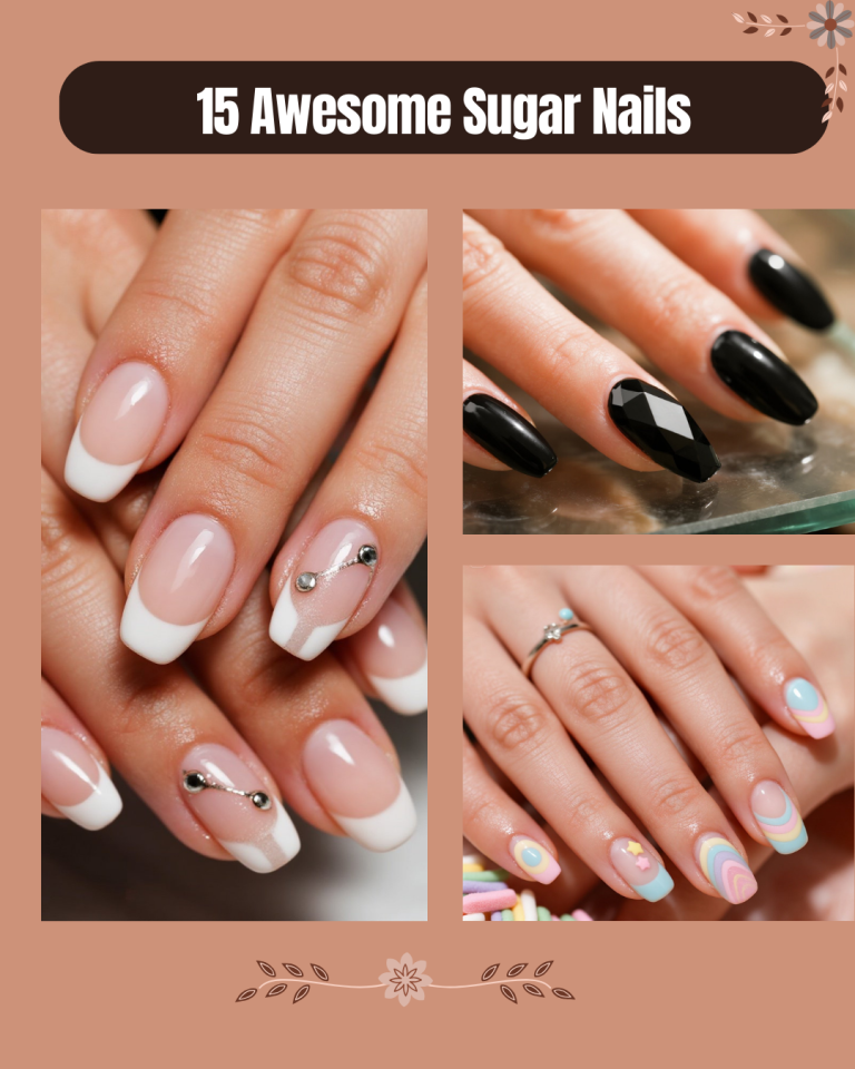 15 Awesome Sugar Nails: The Must-Try Glitter Nail Trend of the Year